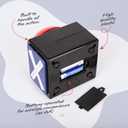 ArtCreativity Buzzer with Lights and Sounds - Set of 2 - Game Show Buzzer Buttons for Family Game Night and Trivia - Lights Up Red and Makes Loud Buzz Sound - Answer Buzzer Set