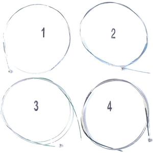 Generic 2 sets 4/4 Violin Strings Full Set Stainless Steel Core German Silver Wound Ball End