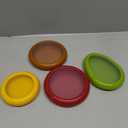 4 Pcs Reusable Avocado Onion Lemon Tomatoes Saver Keeper, Silicone Fruit and Vegetable Anti-Oxidation Storage Box Refrigerator, Fruit Veggie Holder Containers for Fridge, Food Huggers Conservation