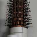 1.5 Inch Barrel (2.8 Plus Bristles) Dual Voltage(110~250V) Round Brush Blow Dryer, Hair Dryer Brush with European Plug Adapter, 4-in-1 Negative Ionic One Step Volumizer Dryer
