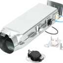 DC97-14486A Dryer Heating Element Upgrade OEM DC96-00887A,Fit for Samsung Dryer dv45h7000ew/a2 dve50r5400v/a3 dve50r5200w/a3,Replace DC97-14486D AP4342351(with DC96-00887A DC47-00018A)