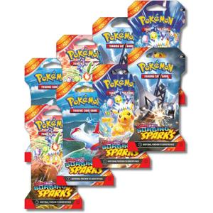 Surging Sparks Sleeved Eight (8) Booster Packs