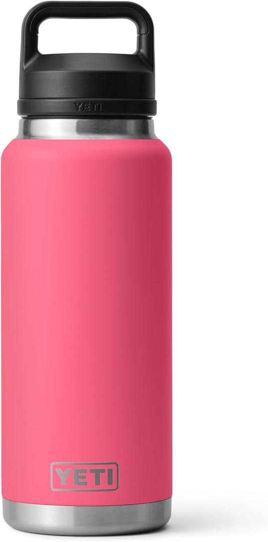 YETI Rambler 36 oz Bottle, Vacuum Insulated, Leakproof, Stainless Steel with Chug Cap | Vacuum Insulated, Leakproof, with Chug Cap (Tropical Pink)