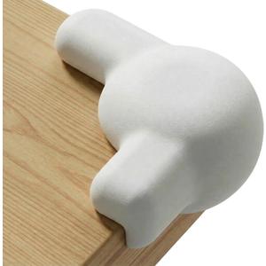 Silicone Corner Protectors for Baby Proofing Soft Adhesive Corner Guards for Tables & Furniture, Child Safety Edge & Corner Bumpers. Protects Toddlers from Sharp Edges (12 Pack/White)