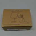 LISEN Cell Phone Stand Phone Holder for Desk Office Decor, Office Desk Accessories Gifts Women PC Gaming Essentials iPhone Stand Gadgets Men Fit OtterBox Case Switch iPad Air Tablet 4-10 in (BLACK)