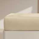 FreshCulture Twin XL Fitted Sheet Only  Premium Hotel-Quality Fitted Sheet for Twin XL Bed  Ultra Soft & Breathable Brushed Microfiber  Elegant Black Box Packaging (Beige)