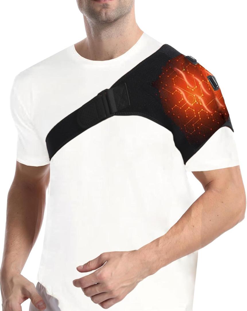 Shoulder Heating Pad, 3 Adjustable Heat Suitable for Left and Right Shoulders
