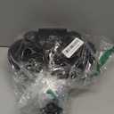 Oversized Bike Seat, Wide Bicycle Seat for Women Men Comfort, Universal Waterproof Bike Saddle Replacement with Safety Reflective Strip for Peloton, Exercise Bikes, Cruiser, City Bikes (Black/White)