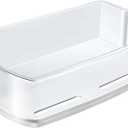 MONST AAP73051304 AP5955771 Door Shelf Bin Compatible with lg, kenmore Refrigerator Door Bin, Part Number : PS10065040, 3190322, EAP10065040, Food Grade Plastics, White