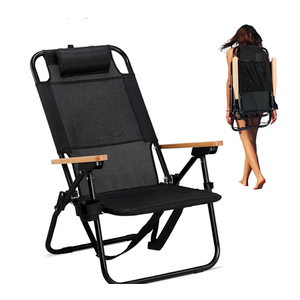 VINGLI Premium Lightweight Backpack Beach Chair with 4-Position, Cup Holders, Textilene Beach Chair for Adults, Camping Chairs Outdoor