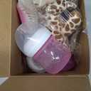 Philips Avent Natural Response Baby Gift Set - 3X 4oz Pink Bottles with Slow Flow Nipples (Flow 2), 1x 9oz Pink Bottle with Medium Flow Nipples (Flow 3), 2X Soothie Pacifiers 0-3m, SCD838/03
