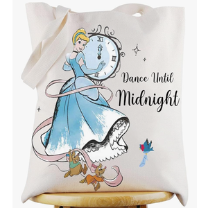 WZMPA Magical Princess Tote Bag Cartoon Rat Fans Gifts Dance Until Midnight Scullery Maid Shoulder Bag Fairy Tales Merch