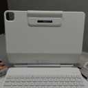 ESR Ascend iPad Pro 11 Inch Case with Keyboard (M5/M4, 2025/2024), Magnetic Detachable Keyboard with Multi-Touch Trackpad, Fully Landscape Stand, Color Backlit Keys, Pencil Clasp, White