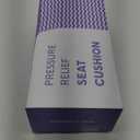 Cushion Lab Patented Pressure Relief Seat Cushion for Long Sitting Hours on Office & Home Chair - Extra-Dense Memory Foam for Soft Support. Car Pad for Hip, Tailbone, Coccyx, Sciatica - Black