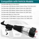 Front Left Air Suspension Shock Absorber Compatible with 4Matic 2005-2012 Mercedes Benz S-Class W221 S350 S450 S550 Cl550 OE 2213200438 2213201738