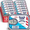 Beach Cliff Wild Caught Sardines in Water, 3.75 oz (12-Pack)
Apr 2029