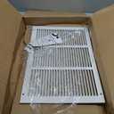 Howeall 18"W x 12"H [Duct Opening Size] Steel Return Air Grille, Air Return Vent Cover for Ceiling and Sidewall - HVAC Air Vent Covers - [Outer Dimensions: 19.75"W x 13.75"H]