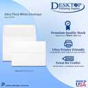 Ultra Thick White A6 Envelopes - Sturdy, Durable, Heavyweight Envelopes for Invitations & Greeting Cards (100 Envelopes)