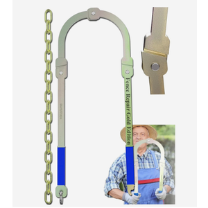 Updated Heavy Duty Fence Repair Tool, Fence Stretcher Tool for Tightening and Restoring Barbed Wire, Electric Fence, Horse Fence, Mesh Fencing, Fence Stretcher-Fence Repair for Ranch, Farm, Garden Use.
