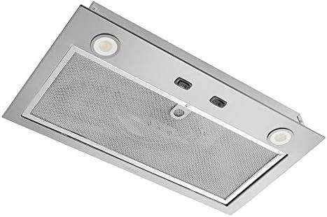 Broan-NuTone PM300SS Custom Power Pack Range Hood Insert with 2-Speed Exhaust Fan and Light, 300 Max Blower CFM, Stainless Steel, 21-Inch Built