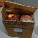 ANTIQUANA Moscow Mule Mugs - Set of 4-100% Pure Copper Mugs Large 16 oz - Premium Moscow Mule Cups Set of 4 - Solid Copper Cups Perfect Premium Gift (Brass Handle)