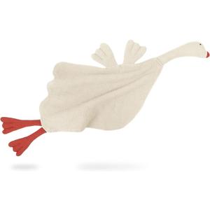 Lulu moon Goose Security Blanket: Muslin Lovey for Babies Travel & Daycare - Skin-Friendly Snuggle Toy for Self-Soothe