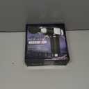 Deep Tissue Massage Gun, Portable Percussion Muscle Massager with 30 Speeds & 6 Attachments, Handheld Electric Back & Neck Massager for Pain Relief (Black)