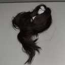 Haloo Brown Bob Wigs with Bangs Shoulder Length Straight Natural Looking Synthetic Heat Resistant Medium Hair Wigs for Women Daily Party, 16 Inch Dark Brown