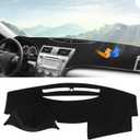 Autorder Dashboard Cover Mat for 2007-2011 Toyota Camry Accessories Dash Cover Upgrade Velvet Dash Mat Sunshade Glare UV Rays Protector