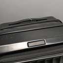 BAGSMART Top Opening Carry On Luggage 22x14x9 Airline Approved with TSA Lock, Expandable 20 Inch Deep Compartment Hard Shell Suitcases with Double Spinner Wheels, Black