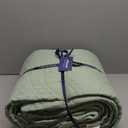 100% Cotton Quilt Oversized King Size-Sage Green Bedspread 128"x120"-Coin Pattern Bedding Set 3 Pieces-Pre-Washed Lightweight Microfiber Coverlet-Suitable for Bed,Couch,Quilt Blanket All Seasons