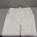 Golf Pants Men with Zipper Pockets 30"/ 32"/ 34" Slim Fit Stretch Lightweight Dress Work Pants for Men Casual Travel(White, W34 L34)