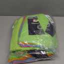 Party Essentials 2-Ply Disposable Four Fold Square Color Paper Dinner Napkins, 15.75" x 15.75" Unfolded for Party and Every Day Use, 96 Count, Assorted Neon Brights
