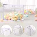 36 Packs 2''x2''x2'' Acrylic Box with Lids for Storage Display, Acrylic Cube Containers for Halloween Storage, Christmas Ornaments, for Candy Pill, Tiny Jewelry, Cosmetics, Party Favor