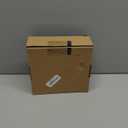 Hibbent Thickness Metal Rain Shower Head, 8 Inch High Pressure Rainfall Shower Head, Square Bathroom Waterfall Shower Heads, High Flow Fixed Showerheads with Adjustable Brass Ball Joint, Chrome