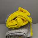 Amearea Shag Fluffy Area Rug for Bedroom Girls Living Room, Extra Soft and Fuzzy Shaggy Rugs, Non Slip, Solid Color Carpet Mat for Boys Nursery Home, Yellow 5x8 Feet