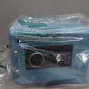 Digital Electronic Money Safe, Steel Security Lock Box with Keypad, Office Hotel Business Jewelry Gun Cash Safe, 0.23 Cubic Feet, 9.06" W x 6.69" D x 6.69" Blue