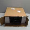 SentrySafe Fireproof and Waterproof Safe, Black Portable Lock Box with Key Lock and Carrying Handle for Money, Passport, Exterior: 14.3 in W x 13 in D x 6.1 in H, H0100