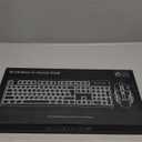 Wireless Gaming Keyboard and Mouse Combo - RGB Backlit, Rechargeable, Ergonomic, for Gaming Work, Long-Lasting Built-in Battery (White)