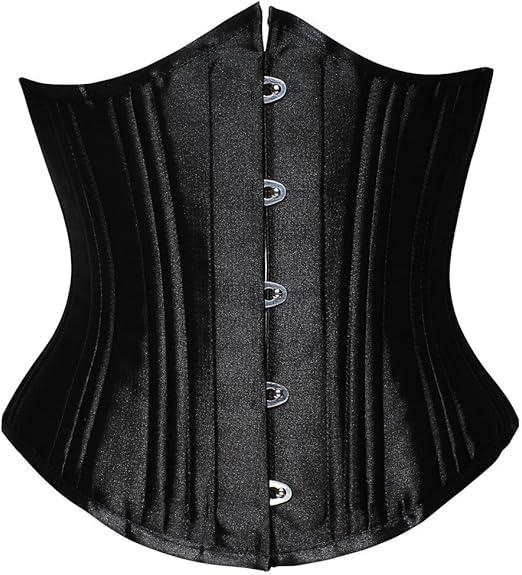 SHAPERX Women's Waist Training Corsets Underbust Heavy Duty 26 Steel Boned Hourglass Silhouette Body Shaper, XXL