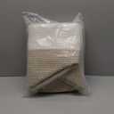 Casaphoria XXXLarge Cotton Rope Basket for Living Room - Woven Storage Basket with Handle for Blankets, Towels and Pillows Laundry Hamper | White and Brown (22" x 22" x 14")