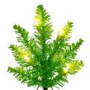 Vickerman 2' x 20" Lime Artificial Christmas Tree with 50 Lime LED Lights.