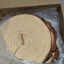 ilauke Wood Slices for Centerpieces, 8 pcs Wood Circles for Centerpieces, 9"-11" Natural Unfinished Wooden for Tables Wedding, Party and Baby Shower Decorations