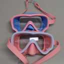 COOLOO 2 Packs Kids Goggles with Nose Cover, 180 Wide View Swimming Goggles for Kids 4-16, No More Hair Snags Anti-Fog No-Leak Snorkel Mask for Boys Girls Youth