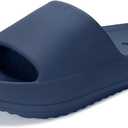 Joomra Arch Support Slides for Women and Men Recovery Thick Sole Sandals Plantar Fasciitis Slippers | Pain Relief, 6-7 Women/4.5-5.5 Men, Dark Blue 