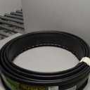 Suncast 20 ft. Plastic Landscape Edging Roll for Garden, Flower Beds, and Lawn, Black (Pack of 2)