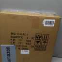 AWASEN Round Side Table, Small End Table for Living Room, Modern Wood Accent Coffee Side Table with Wood Legs for Small Space, Easy Assembly, Rustic Brown