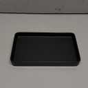 iDesign Steel Vanity Tray for Bathroom Organization and Storage - Matte Black