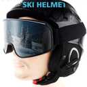 Ski Goggles Frameless Anti-Fog Windproof OTG Design Snowboard Goggles UV400 Block Eyes Protect Lens Adult Youth (Hx-022 Silver Lens Vlt 13%)