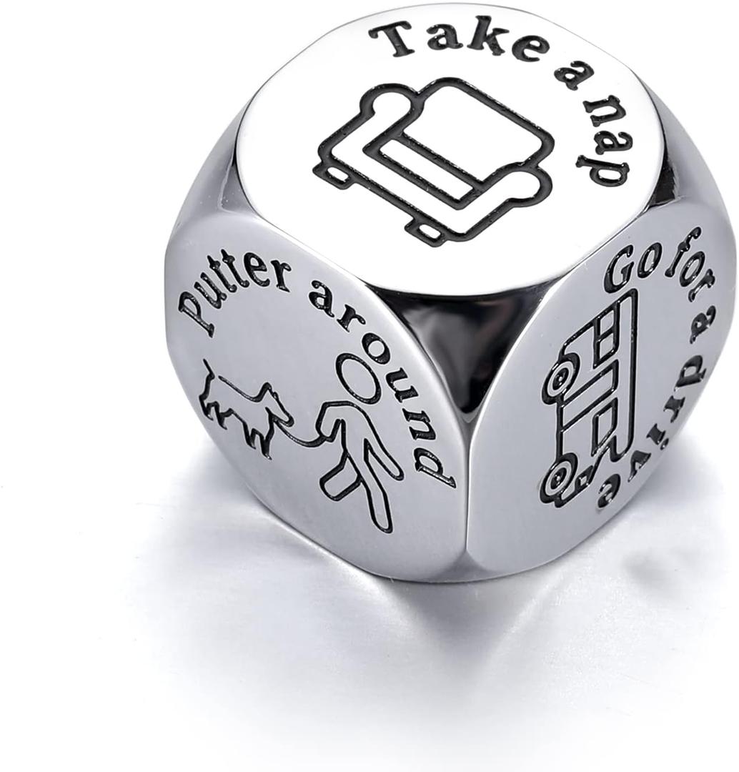 Retirement Gifts for Women Men 2025 Funny Decider Dice Happy Retirement Gifts for Coworker Colleague Employee Appreciation Gifts for Retired Teacher Nurse Coach Going Away Leaving Gifts for Boss